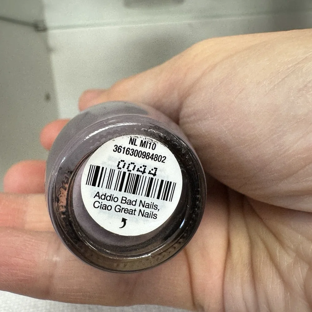 OPI Nail Polish Addio Bad Nails, Ciao Great Nails NLMI10 New Without Box